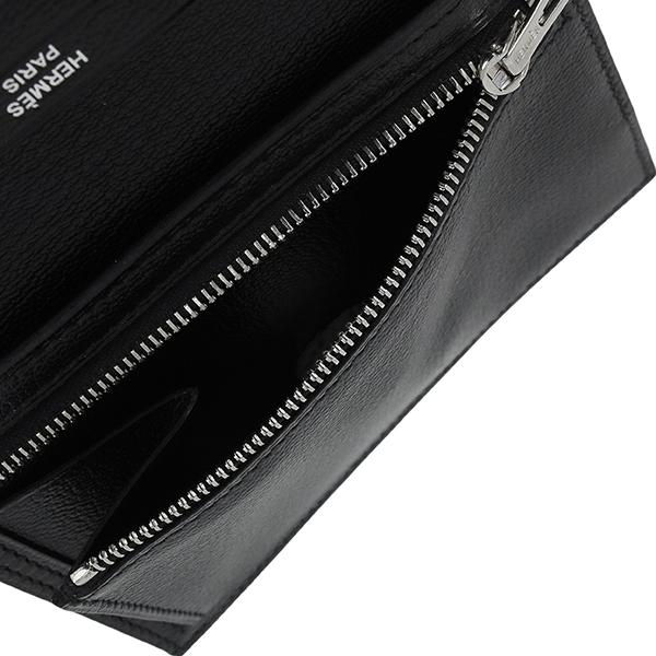 Bearn エルメス 財布 ベアンコンパクト リザード 黒 h-a612 : ACROSS
