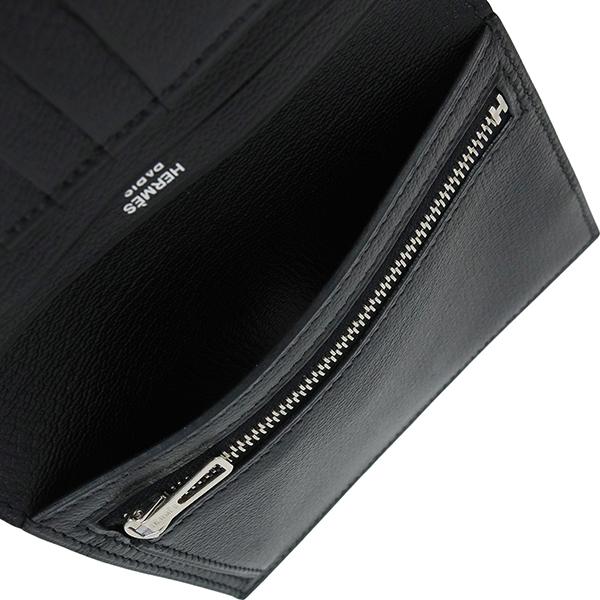 Bearn エルメス 財布 ベアンコンパクト リザード 黒 h-a612 : ACROSS