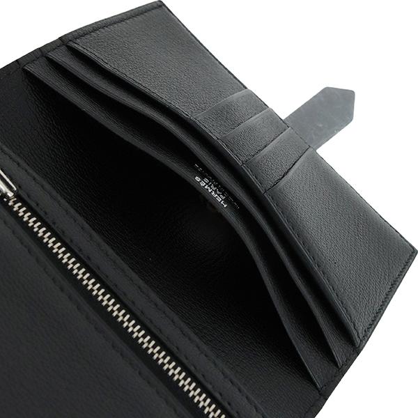 Bearn エルメス 財布 ベアンコンパクト リザード 黒 h-a612 : ACROSS