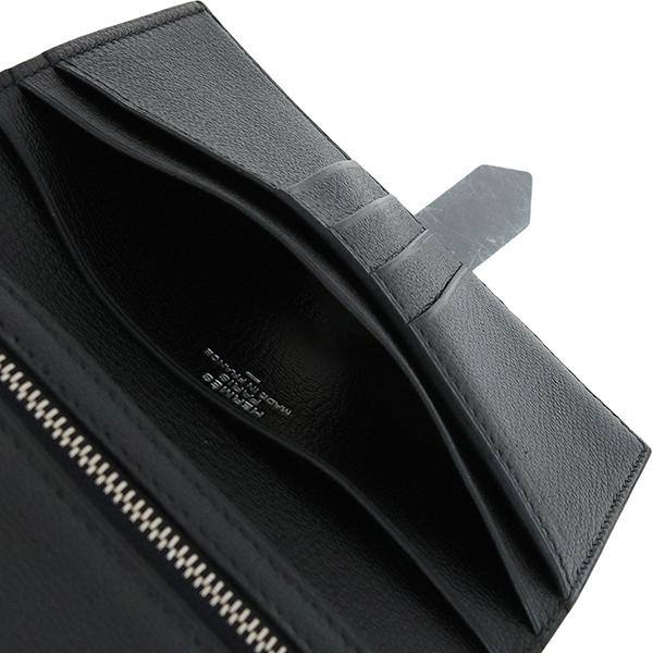 Bearn エルメス 財布 ベアンコンパクト リザード 黒 h-a612 : ACROSS