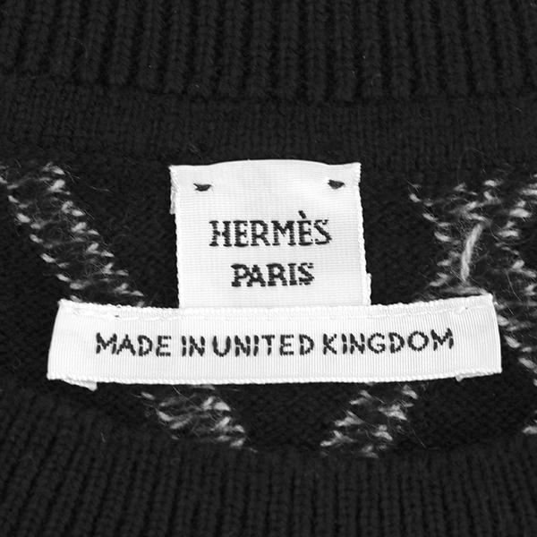 HERMES（エルメス） ニットワンピース Hロンド 38サイズ ブラック