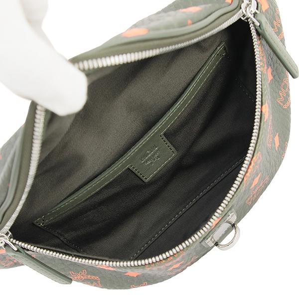 MCM（エムシーエム） ボディバッグ ヴィセトス レザー カーキ h-c403