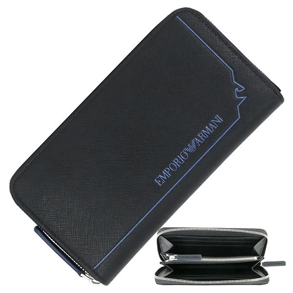 EMPORIO ARMANI エンポリオアルマーニ ラウンドファスナー長財布