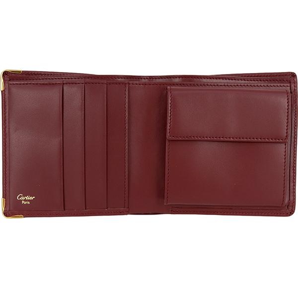 MUST DE CARTIER カルティエ 財布 マストドゥカルティエ 二つ折り財布