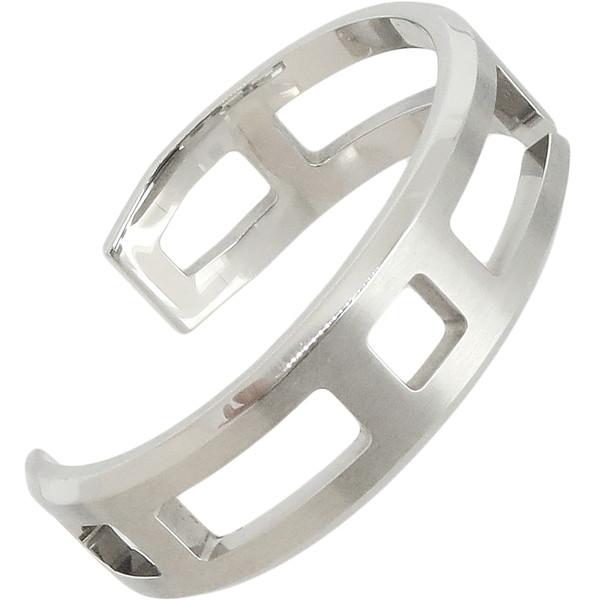 【超美品】エルメス キョウト トレッセ バングル ブレスレット シルバー T1 HERMES（エルメス） ブレスレット プレイ シルバーT4 h-d227 : ACROSS