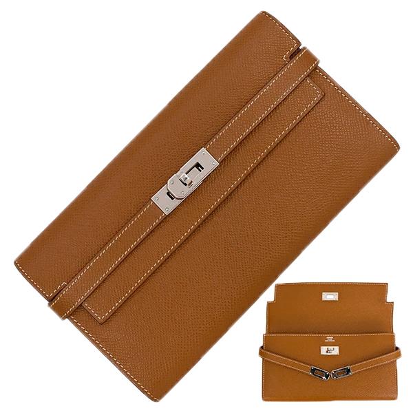 Kelly エルメス 財布 ケリーウォレット ロング ヴォーエプソン