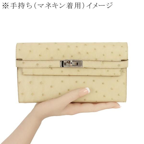 Kelly エルメス 財布 ケリーウォレット ロング オーストリッチ