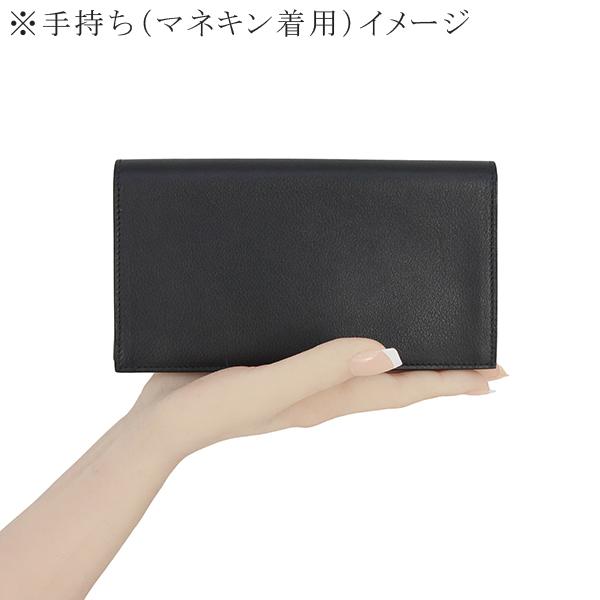 エルメス HERMES 長財布 シチズンツイルロング ブラック HERMES（エルメス） シチズンツイルロング スイフトレザー 黒 ロング