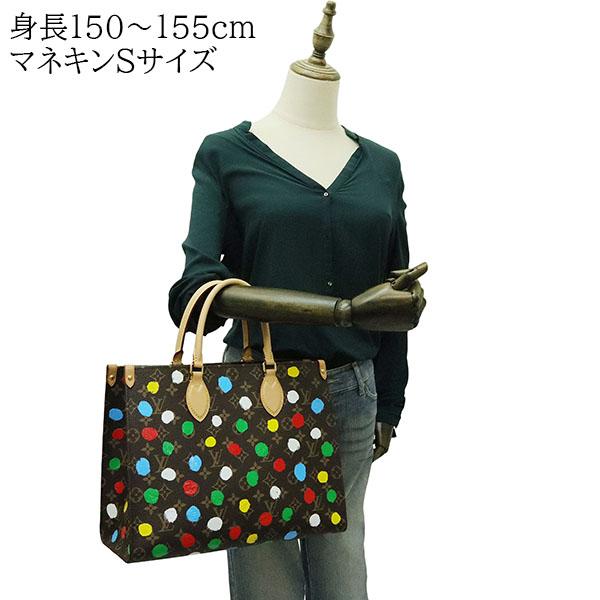 ルイヴィトン LOUIS VUITTON トートバッグ レディース M46379 オンザゴー MM モノグラム ペインティッド ドット h-d633｜brand-across｜11