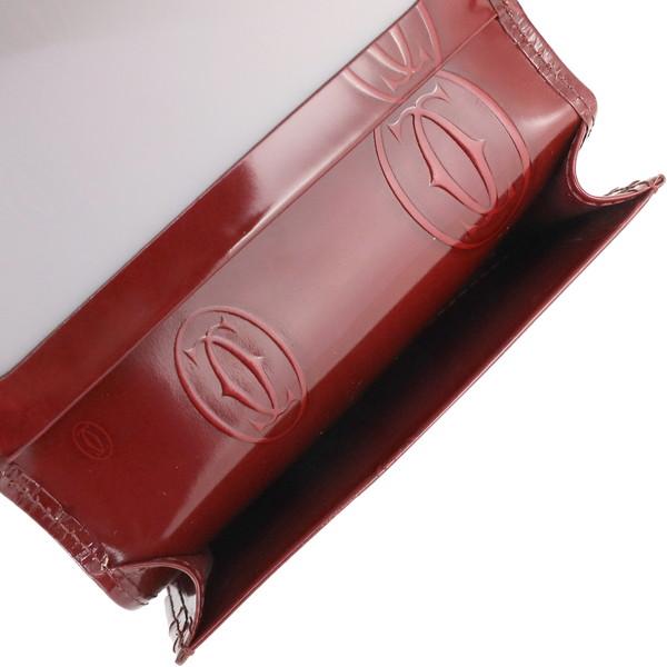 Cartier カルティエ 名刺入れ ハッピーバースデー L3000447 ボルドー h  
