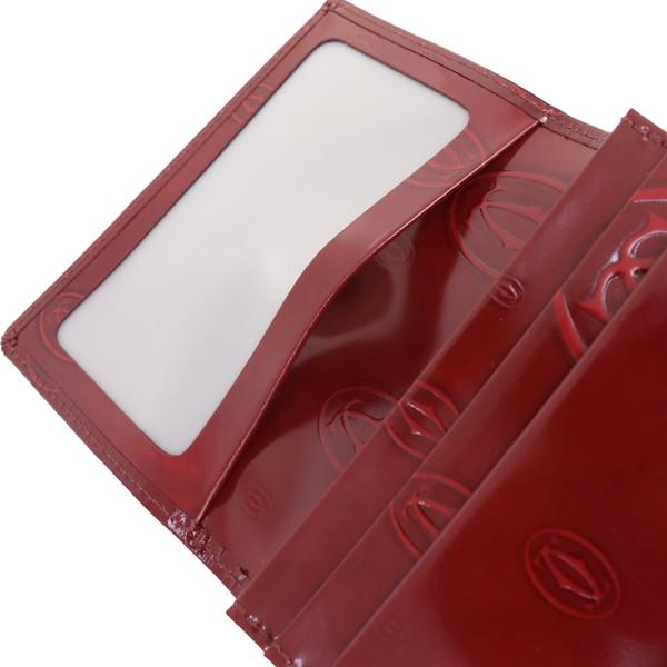 Cartier カルティエ 名刺入れ ハッピーバースデー L3000447 ボルドー h  