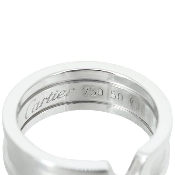 C DE CARTIER カルティエ リング 指輪 C2リング 50サイズ ホワイト