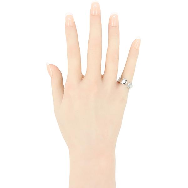 C DE CARTIER カルティエ リング 指輪 C2リング 50サイズ ホワイト