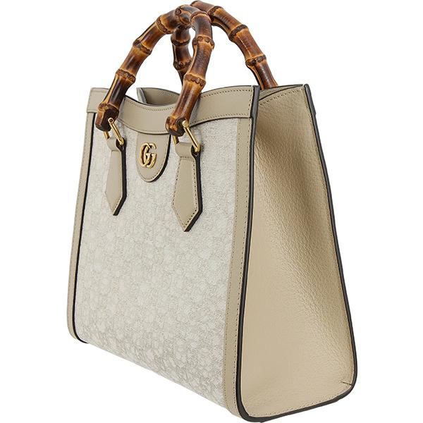 バンブー グッチ バッグ スモール トートバッグ ダイアナ GGジャガード