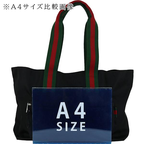 美品✨グッチ トートバッグ GG シェリーライン PVC ロゴ A4 アクセコ GUCCI（グッチ） トートバッグ シェリーライン ラージトート ナイロン