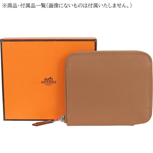 Azap エルメス 財布 アザップ シルクイン コンパクト エヴァーカラー