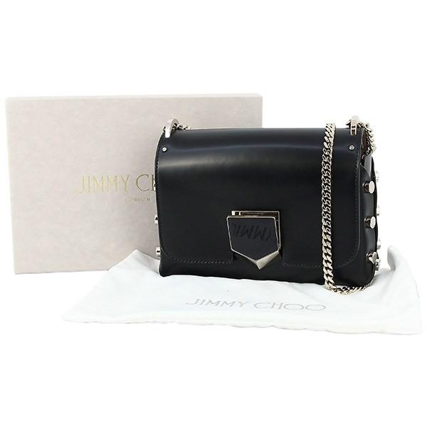 JIMMY CHOO ジミーチュウ ショルダーバッグ LOCKETT PETITE カーフ  