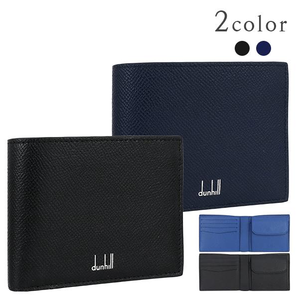 未使用級現行　定価62,700ダンヒル　カドガン レザー折り財布（小銭入無） カドガン ダンヒル 財布 二つ折り メンズ 4CC & コインパース ビル