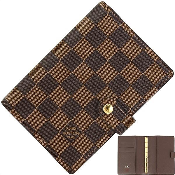 ルイヴィトン LOUIS VUITTON アジェンダPM R20700 ダミエ イニシャル刻印 :h-h524:ACROSS～アクロス