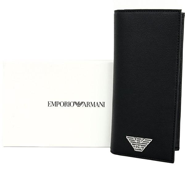 エンポリオアルマーニ EMPORIO ARMANI 財布 二つ折り長財布 メンズ 2色 