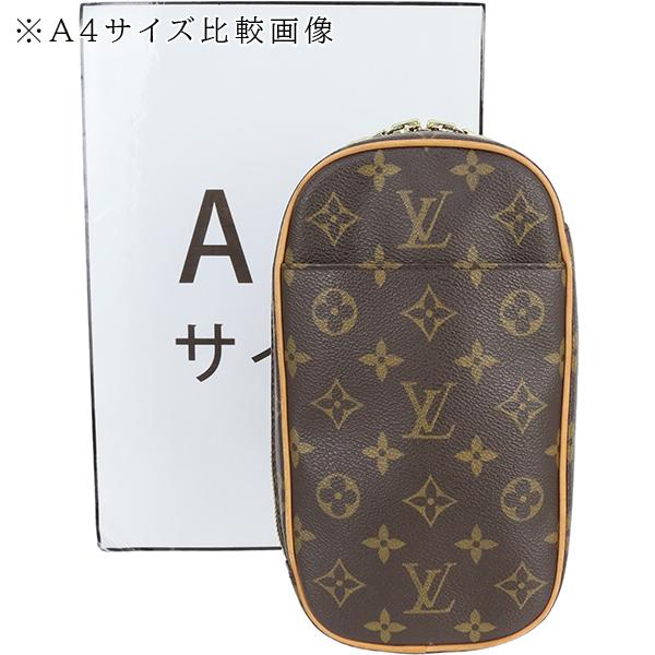 ルイヴィトン LOUIS VUITTON ボディバッグ ウエストポーチ メンズ M51870 ポシェットガンジュ モノグラム h-i516｜brand-across｜08