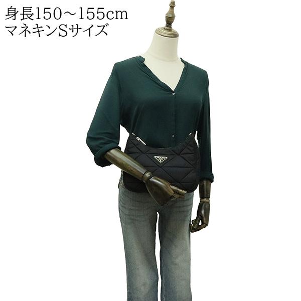 PRADA（プラダ） ショルダーバッグ パデッド Re-Nylon ブラック h-i634