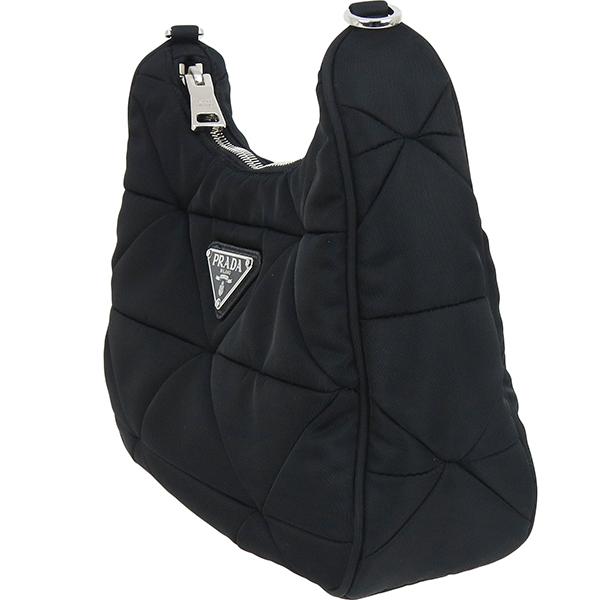 PRADA（プラダ） ショルダーバッグ パデッド Re-Nylon ブラック h-i634