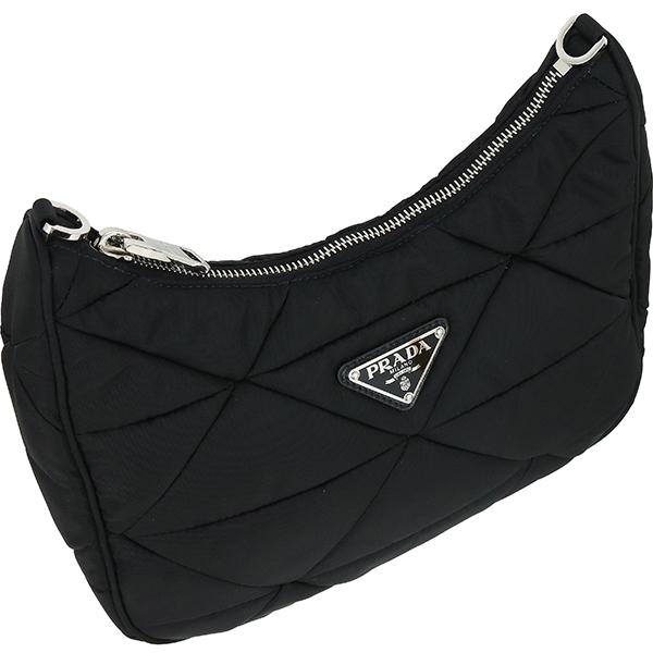 PRADA（プラダ） ショルダーバッグ パデッド Re-Nylon ブラック h-i634