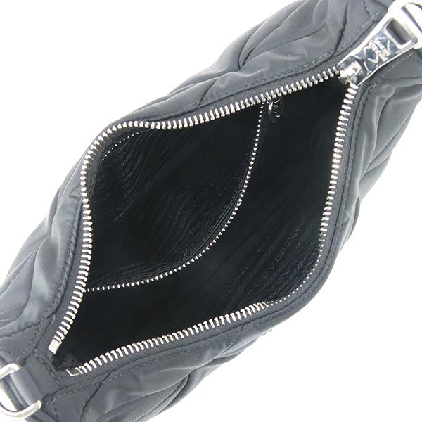 【美品】PRADA プラダ ショルダーバッグ ブラック 中古・古着通販】PRADA (プラダ) ショルダーバッグ ブラック｜ブランド