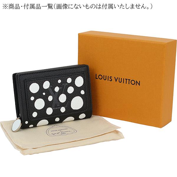 ルイヴィトン LOUIS VUITTON 二つ折り財布 LV×YK ポルトフォイユクレア モノグラムアンプラント ドット 2色 h-i844｜brand-across｜11