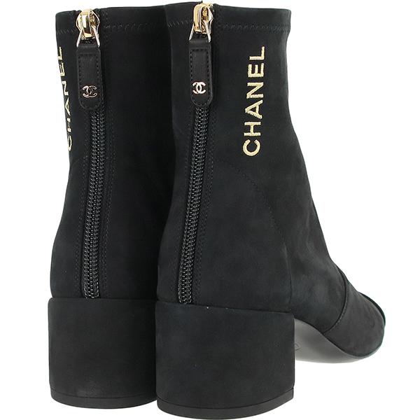 CHANEL シャネル ブーツ ショートブーツ 22.5cm ヌバック CHANEL CHANEL シャネル ブーツ ショートブーツ 22.5cm ヌバック CHANEL