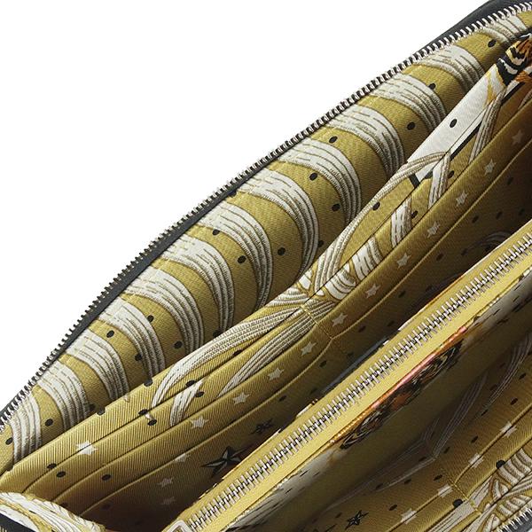Azap エルメス 財布 シルクイン ロング 王者の虎 ドット エプソン 黒