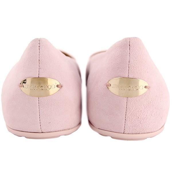 JIMMY CHOOピンクレオパードバレエシューズ38約24cm