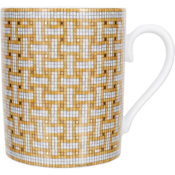 エルメス HERMES マグカップ モザイク 24 Mosaique au 24 mug プラチナ ゴールド 2色 h-k322｜brand-across｜06