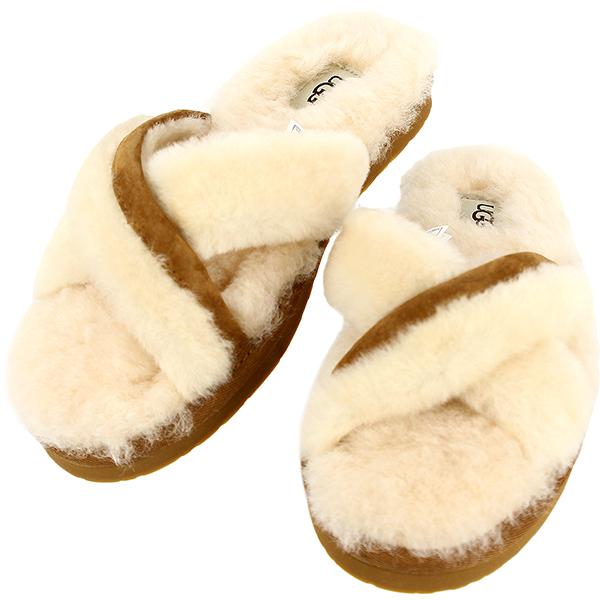 UGG Australia アグ サンダル ファー スリッパ アベラ ABELA h-k743 