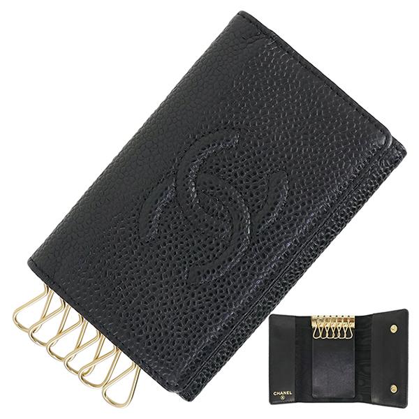 CHANEL（シャネル） キーケース 6連 ココマーク キャビアスキン