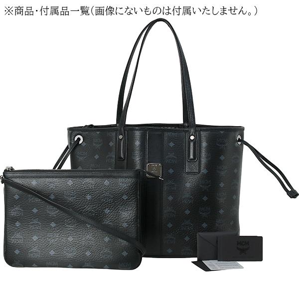 エムシーエム MCM トートバッグ リバーシブル ヴィセトス レザー ブラック h-m537｜brand-across｜12