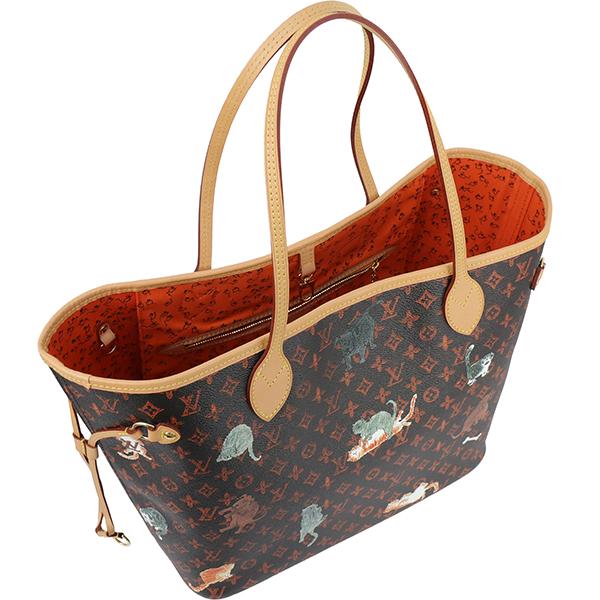 ルイヴィトン LOUIS VUITTON トートバッグ レディース M44441 ネヴァーフル MM モノグラム キャットグラム 1537｜brand-across｜04