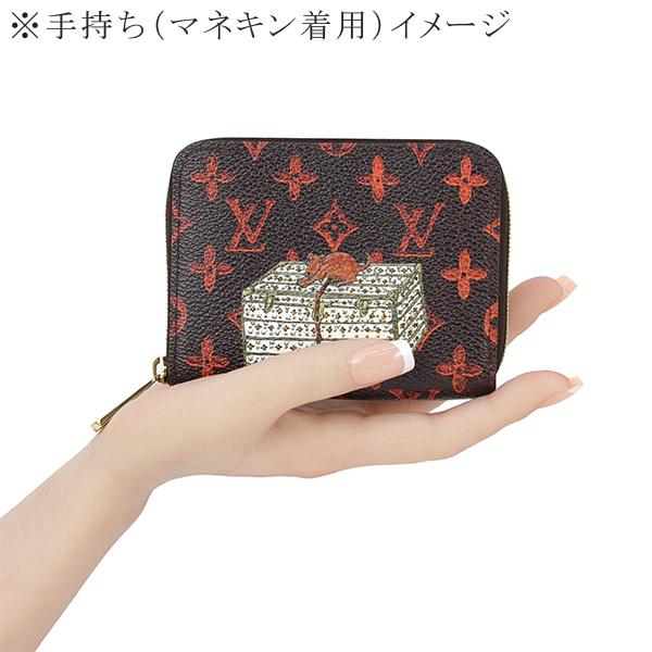 ら*む様 ルイヴィトン モノグラム ジッピーパース ケース LV LOUIS VUITTON（ルイ・ヴィトン） ジッピーコインパース キャット