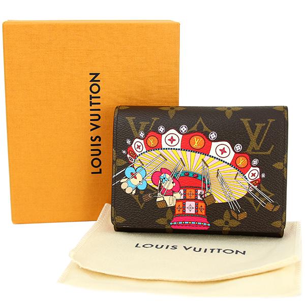 ルイヴィトン LOUIS VUITTON 三つ折り財布 ポルトフォイユヴィクトリー