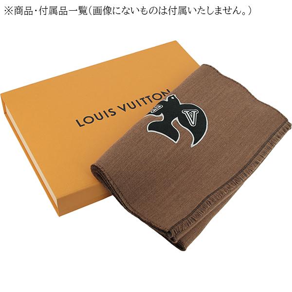 LOUIS VUITTON ダミエ　エシャルプ　マフラー　美品 LOUIS VUITTON（ルイ・ヴィトン） マフラー ストール エシャルプ LV