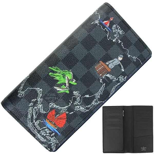 ルイヴィトン LOUIS VUITTON 長財布 ポルトフォイユ・ブラザ N40202 ダミエグラフィット