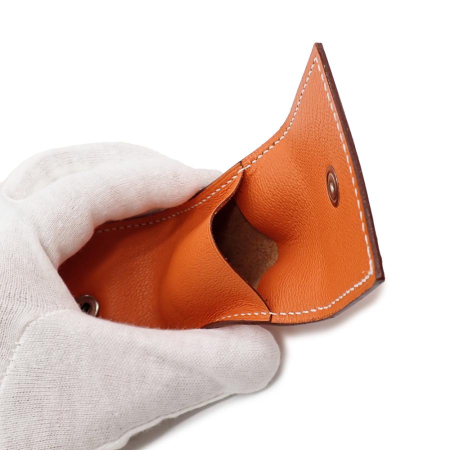 HERMES アラジフ 付箋ケース ポストイットカバー オレンジ 美品 HERMES エルメス 付箋ケース ポストイットケース メモ アラジフ