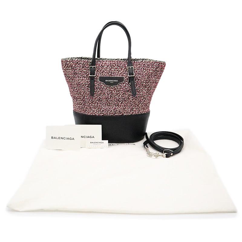 美品 バレンシアガ ジグザッカー ミニカバ 2WAYトートバッグ 410790 訳  