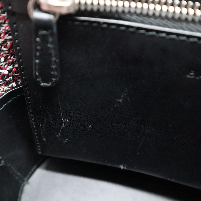 BALENCIAGA 美品 バレンシアガ ジグザッカー ミニカバ 2WAYトート 