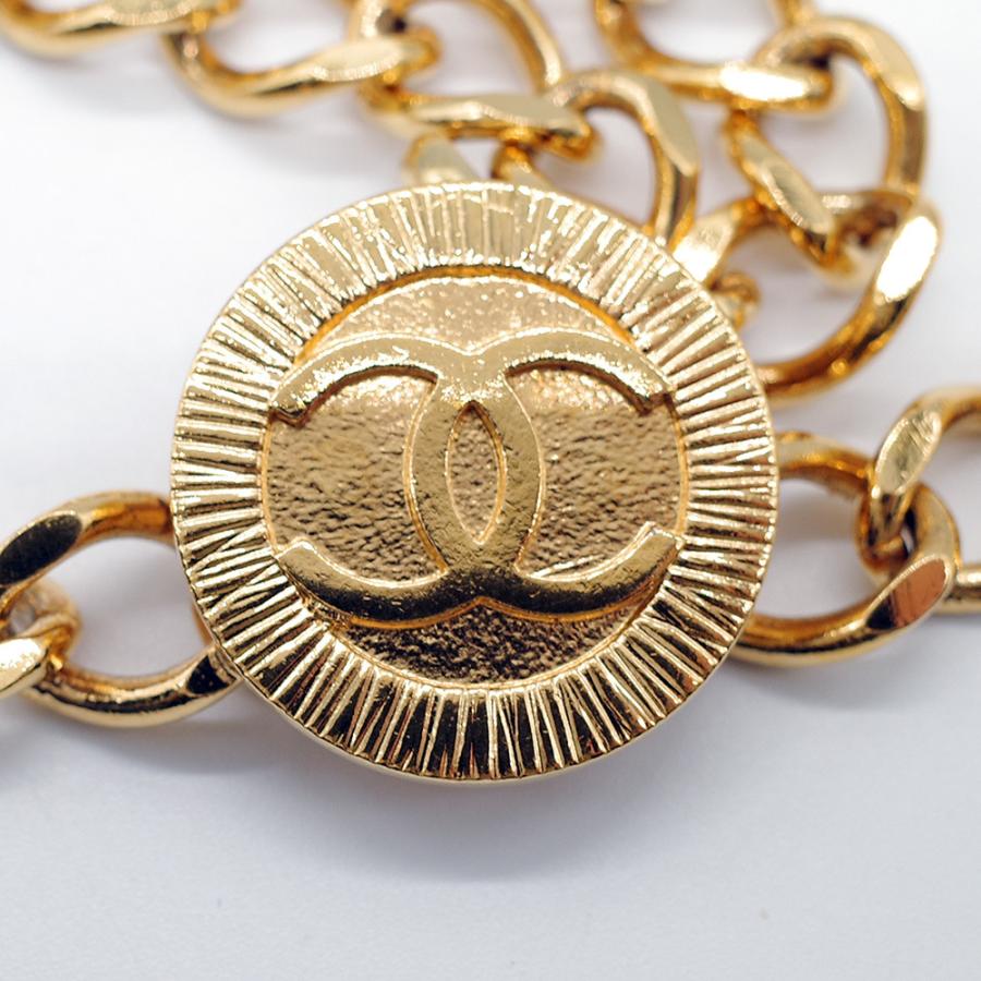 CHANEL 美品 CHANEL シャネル チェーンベルト ココマーク 1984 CHANEL 美品 CHANEL シャネル チェーンベルト ココマーク 1984