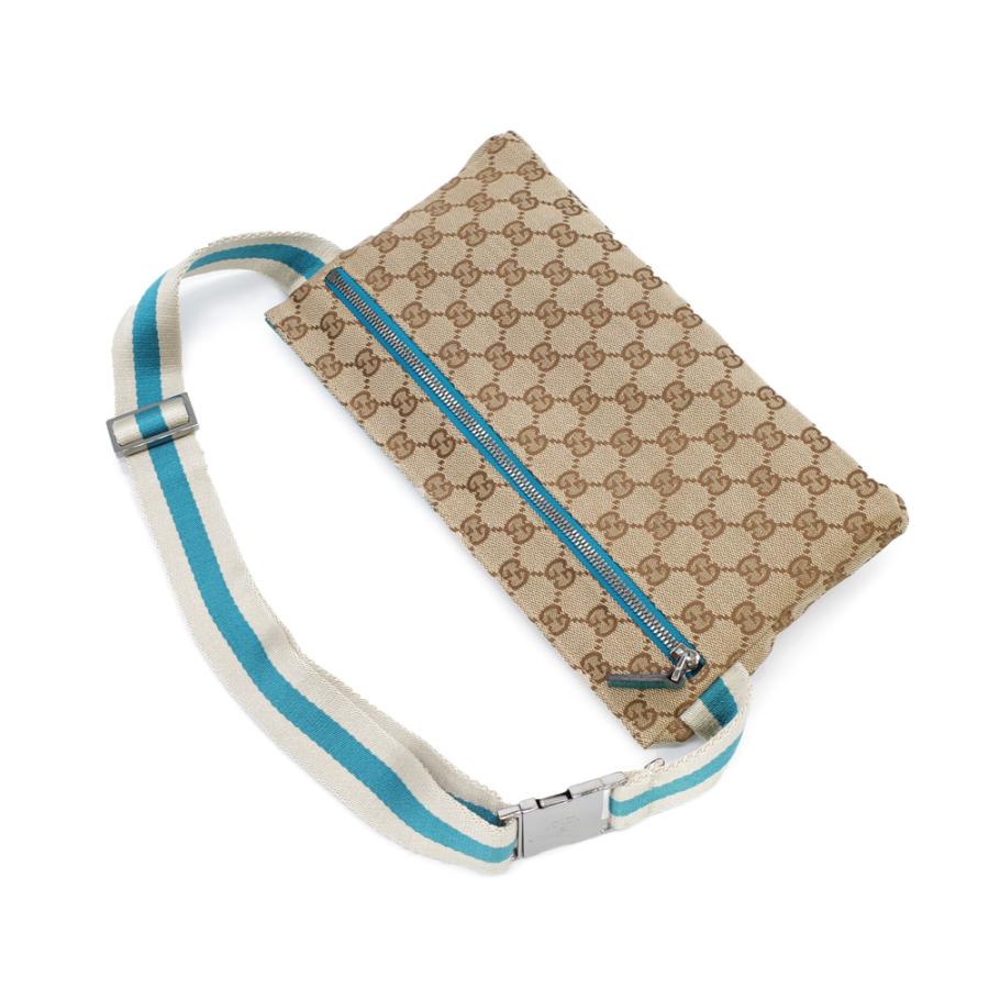 GUCCI 未使用品 グッチ GGキャンバス ウエストポーチ ボディ GUCCI 未使用品 グッチ GGキャンバス ウエストポーチ ボディ