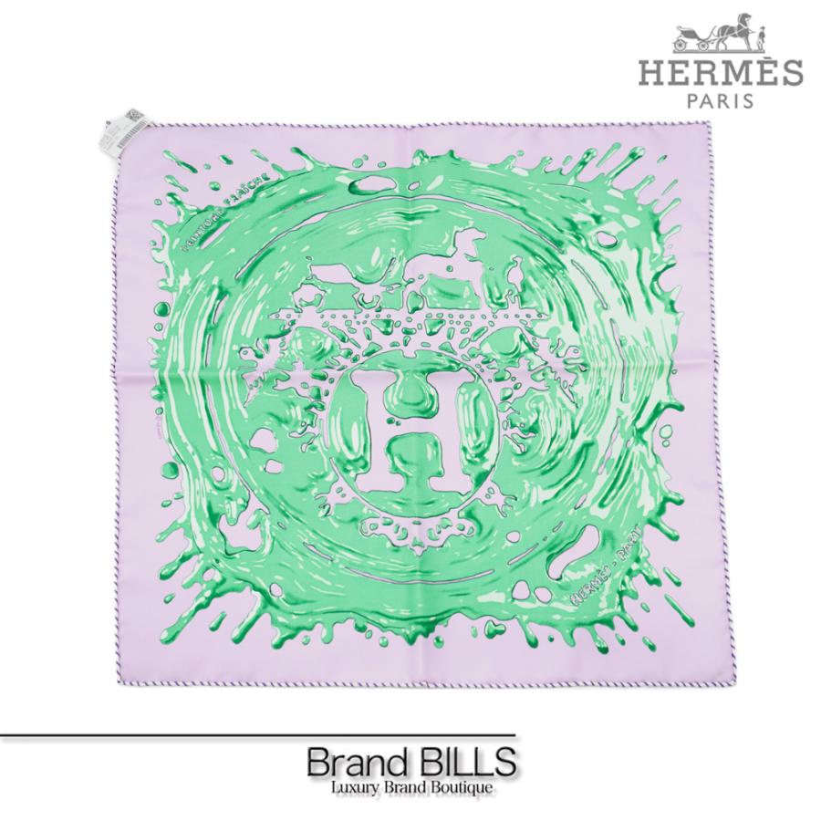 新品 HERMES エルメス カレ45 ガヴロッシュ ペンキ塗りたて スカーフ 