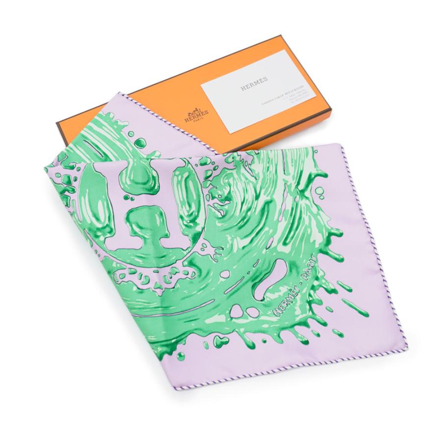 新品 HERMES エルメス カレ45 ガヴロッシュ ペンキ塗りたて スカーフ 