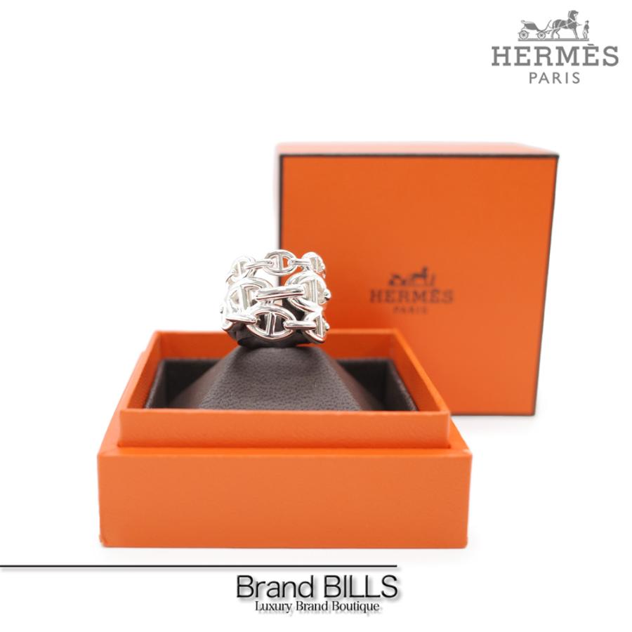 未使用品 HERMES エルメス シェーヌダンクル アンシェネ リング GM 